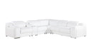 1116 - Power Reclining Italian Leather Sectional
