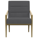 Kirra - Upholstered Metal Arm Accent Chair