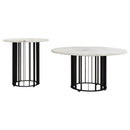Haven - Round Marble Coffee Table Set