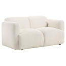 Dorset - Fabric Upholstered Round Track Arm Loveseat