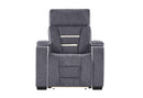U1895 - P2 Reclining Sofa / Console Reclining Loveseat / Recliner - Dark Gray