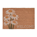 Doormats - Daisy Welcome Doormat - Ivory Multi / Natural