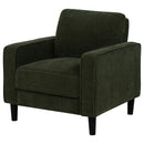 Ruth - Upholstered Track Arm Accent Chair