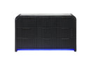 Beckett - 5 Piece King Bedroom Set With Cooler And Speaker - Black