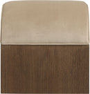 Sable - Velvet Performance Fabric Upholstered Bench