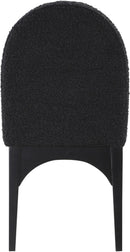 Waldorf - Boucle Dining Side Chair With Black Legs
