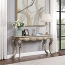 Miliani - Sofa Table With Marble Top - Natural Marble Top & Antique Bronze