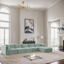 Shaggy - 5 Piece Modular Sectional With Chaise