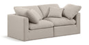 Indulge - Linen 2 Seat Modular Sofa
