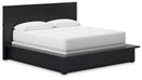 Londer - California King Panel Bed - Black