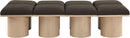Pavilion - 8 Piece Modular Bench With Natural Base