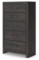 Hollivern - Five Drawer Chest - Dark Gray