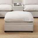 Marisa - Modular Ottoman With Storage - Beige Boucle