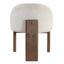 Ouida - Side Chair (Set of 2) - Beige Linen & Brown