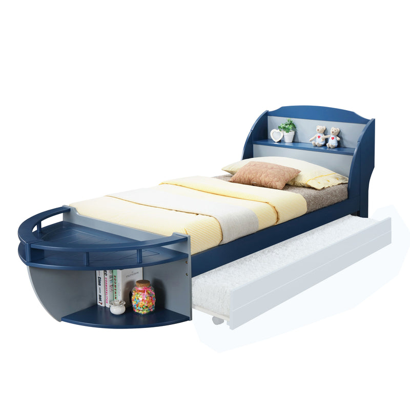 Neptune II - Twin Bed - Gray & Navy