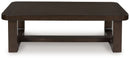 Breckington - Rectangular Cocktail Table - Dark Brown
