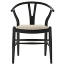 Crestmont - Wood Wishbone Dining Side Chair (Set of 2) - Black