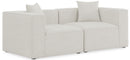 Cube - Linen Modular 2 Seat Sofa