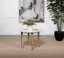 Aldis - Round Marble Top Table