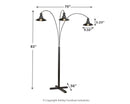 Sheriel - Metal Arc Lamp  - Black