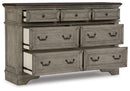 Lodenbay - Dresser - Antique Gray