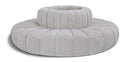Arc - Boucle Fabric 8 Piece Round Modular Sofa