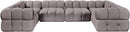 Orin - 6 Piece Modular Sectional (2 Modular Chairs, 4 Corner Chairs)