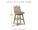 Tallenger - Swivel Barstool (Set of 2)