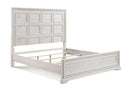 Alexandria - King Panel Bed - White