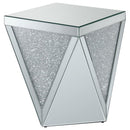 Amore - Square Mirrored Acrylic Crystal Table