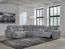 ModMax II - Salt And Pepper - Reclining Sectional