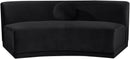 Avra - Velvet Performance Fabric Upholstered Armless Sofa