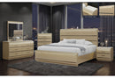 Genesis - Queen Bed With LED - Gold