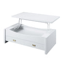 Ramiel - Coffee Table With Lift Top - High Gloss White