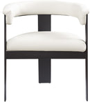 Romeo - Faux Leather Dining Chair With Black Base (Set of 2)
