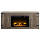 Tobias - 25" Fireplace - Rustic Oak