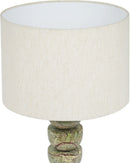 Opus - Linen Textured Fabric And Brass Table Lamp