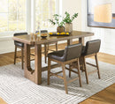 Cabalynn - Rectangular Dining Room Counter Table Set