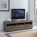 Alvin - TV Stand - Rustic Oak