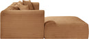 Shaggy - Fabric 4 Piece Modular Sectional