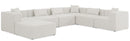 Cube - Linen 7 Piece Modular Sectional