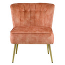 Sambell - Accent Chair - Burnt Orange Velvet