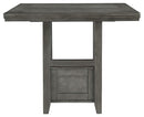 Hallanden - Rectangular Dining Room Counter Extension Table - Gray