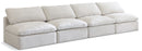 Plush - Modular Armless 4 Seat Sofa
