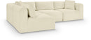 Shaggy - 4 Piece Modular Sectional
