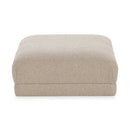 Adalynne - Upholstered Square Ottoman - Buttermilk