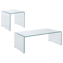 Ripley - Bent Glass Coffee And End Table Set