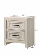 Lorraine - Nightstand - Antique White