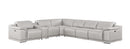 2679 - 7-Piece L-Shaped Power Reclining Sectional In Genuine Leather (3 Recliners)