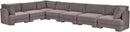 Hammond - Velvet Performance Fabric Upholstered 7 Piece Sectional
